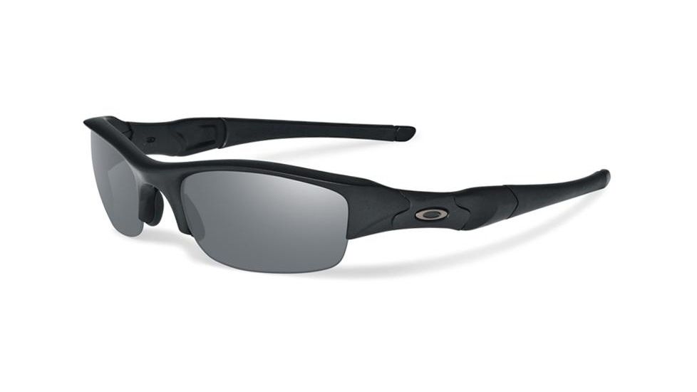 Oakley Flak Jacket Progressive Prescription Sunglasses, Matte Black Frame, 11-434PR