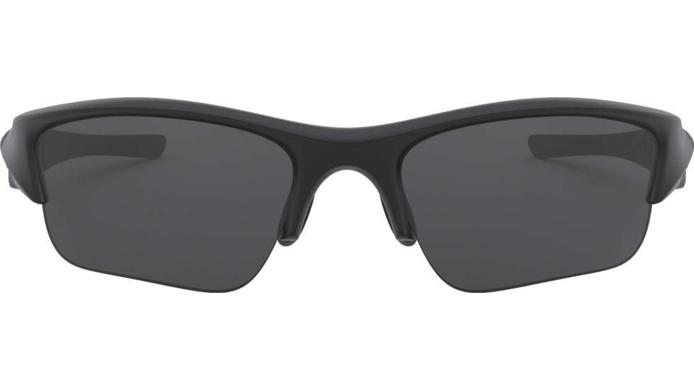 Oakley Flak Jacket XLJ Sunglasses w/ Interchangeable Lenses 11-004-63 - Matte Black Frame, Grey Lenses