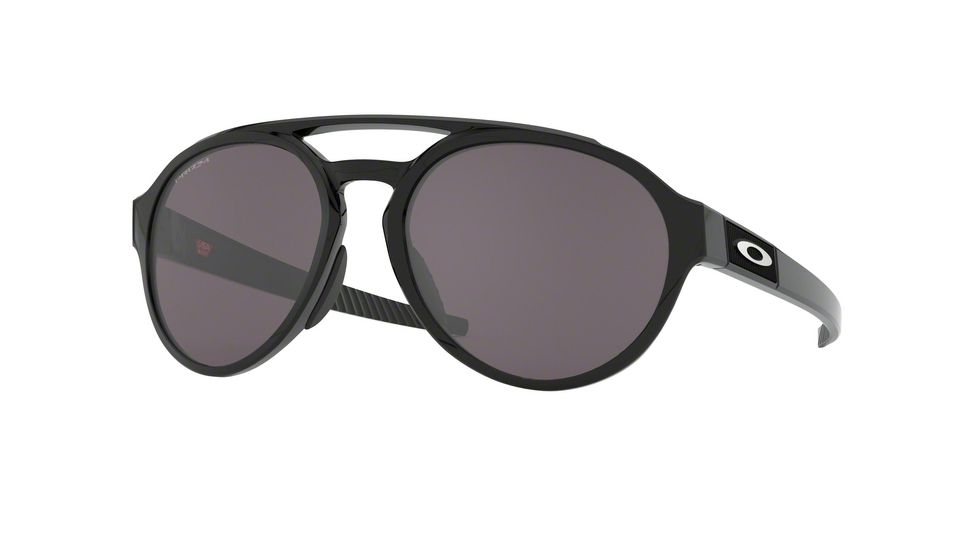 Oakley FORAGER A OO9421F Progressive Prescription Sunglasses, 58mm, Polished Black, OO9421F-942101-58-PRO