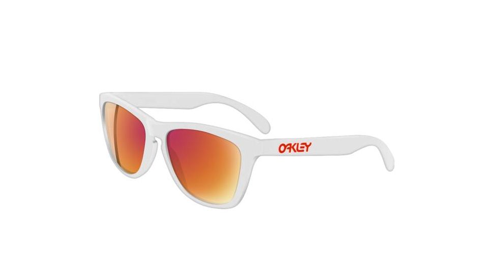 Oakley Frogskins Progressive Prescription Sunglasses - Polished White Frame 24-307