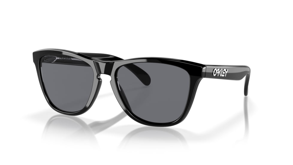 Oakley FROGSKINS OO9013 Progressive Prescription Sunglasses OO9013-24-306-55 - Lens Diameter 55 mm, Frame Color Polished Black