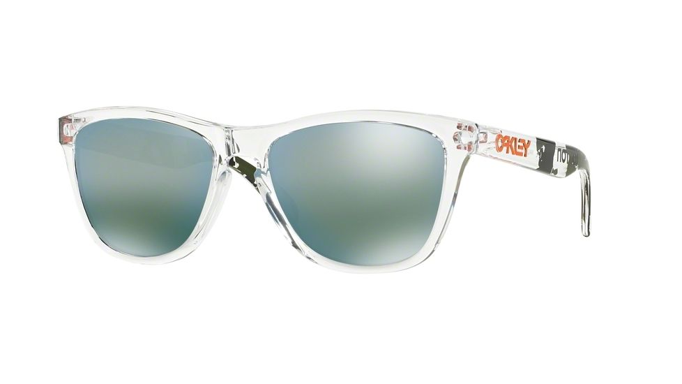 Oakley Frogskins OO9013 Single Vision Prescription Sunglasses OO9013-24-436-55 - Lens Diameter 55 mm, Frame Color Clear