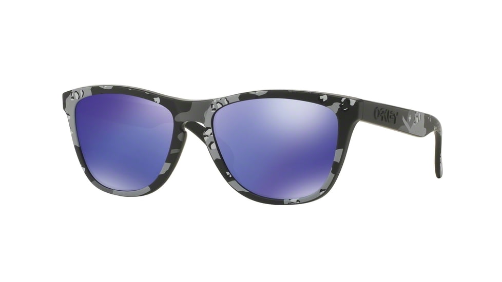 Oakley Frogskins OO9013 Single Vision Prescription Sunglasses OO9013-901351-55 - Lens Diameter 55 mm, Frame Color Matte Camo Carbon