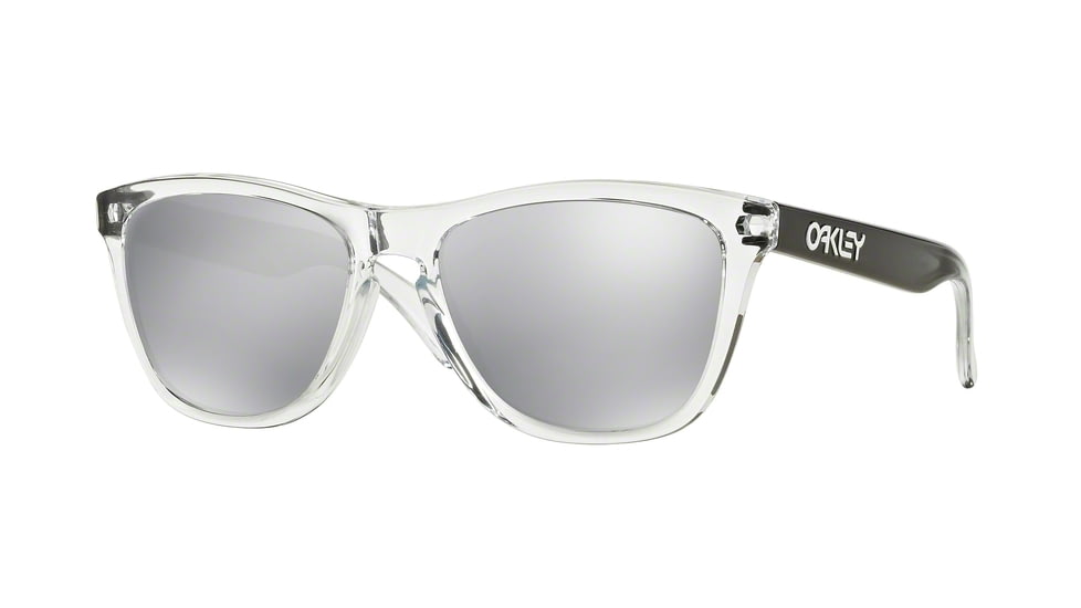 Oakley FROGSKINS OO9013 Single Vision Prescription Sunglasses OO9013-901372-55 - Lens Diameter 55 mm, Frame Color Clear