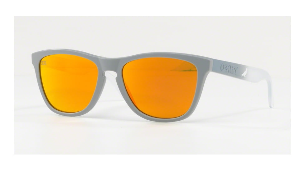 Oakley Frogskins OO9013 Single Vision Prescription Sunglasses OO9013-9013D7-55 - Lens Diameter 55 mm, Frame Color Matte Grey