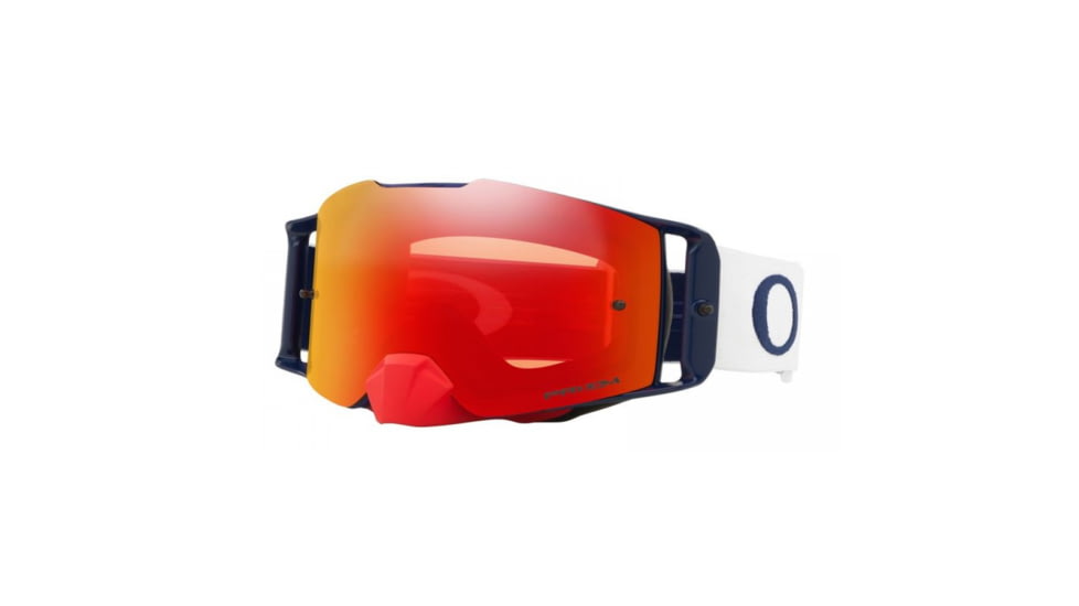 Oakley Front Line MX Goggle w/Prizm MX Torch, Red, OO7087-31
