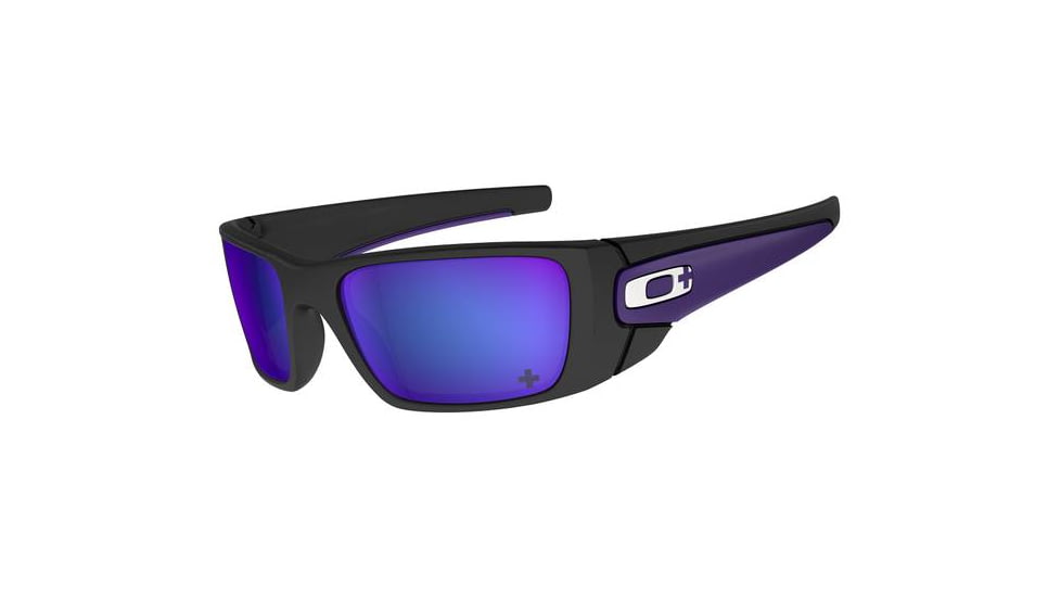 Oakley Fuel Cell Carbon Frame w/ Violet Iridium Lenses Prescription Sunglasses OO9096-36