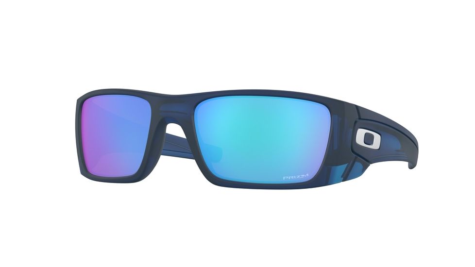 Oakley Fuel Cell Prescription Sunglasses, 60mm, Matte Translucent Blue, OO9096-9096K1-60-SV
