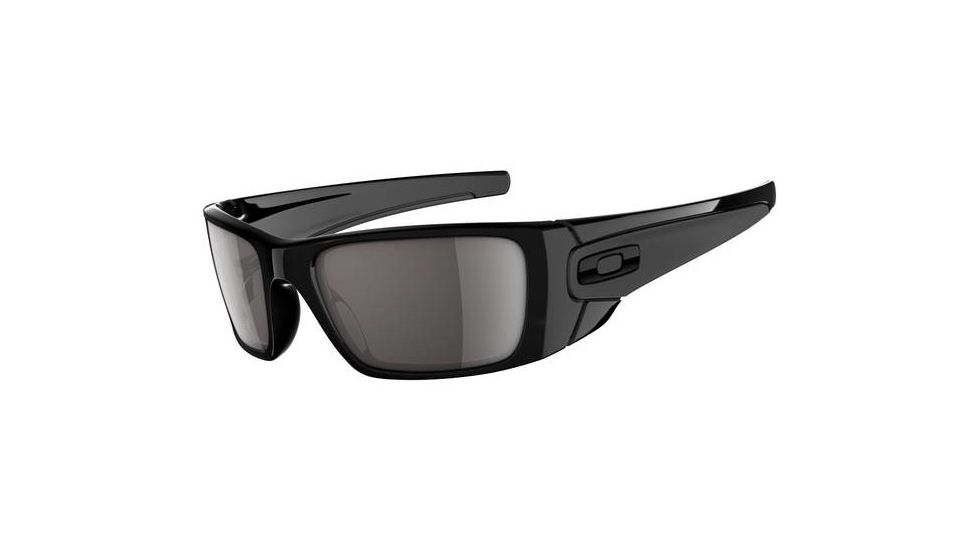 Oakley Fuel Cell Rx Sunglasses - Polished Black Frame OO9096-01 w/ Warm Gray lenses