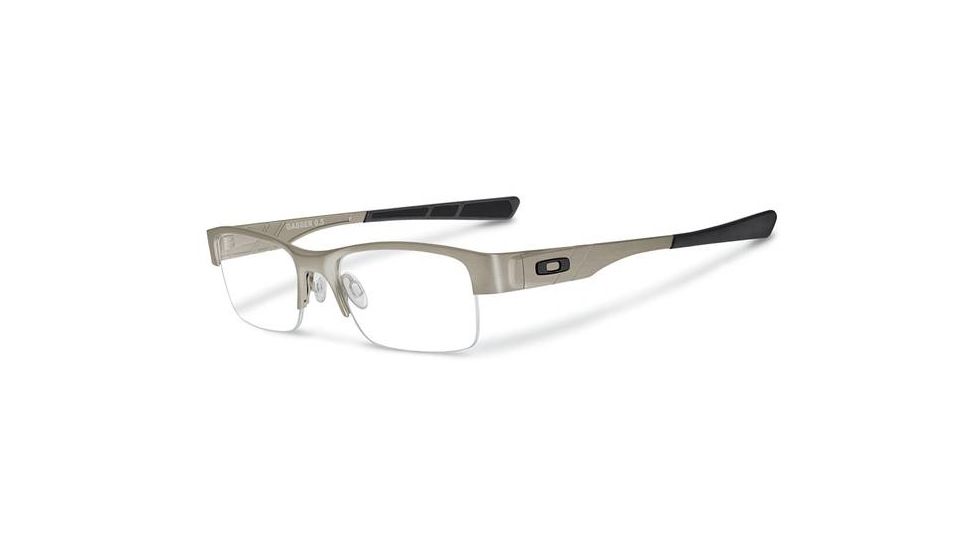 Oakley Gasser 0.5 Eyeglasses, Tumbled Chrome, 52mm OX5088-0552