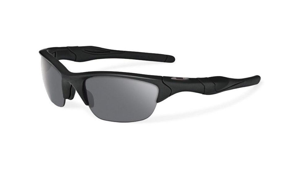Oakley Half Jacket 2.0 Single Vision Prescription Sunglasses, Matte Black Frame, OO9144-11SV