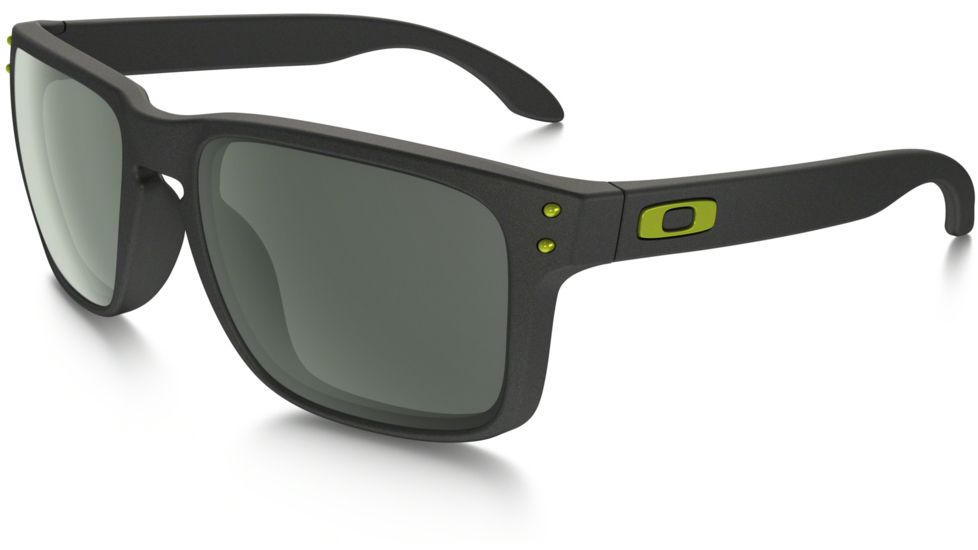 Oakley Holbrook Sunglasses - Men's, Steel Frame, Dark Grey Lenses, OO9102-38
