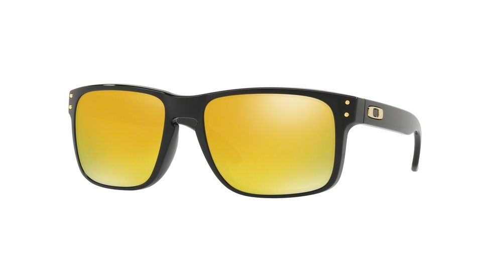 Oakley Holbrook Progressive Rx Sun Glasses OO9102-9102E3-55 - Lens Diameter 55 mm, Frame Color Polished Black