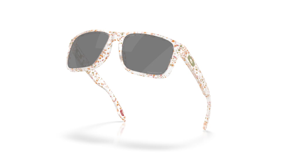Oakley Holbrook Sunglasses, Matte Clear Terrazzo, PRIZM Black Polarized, OO9102-AG55
