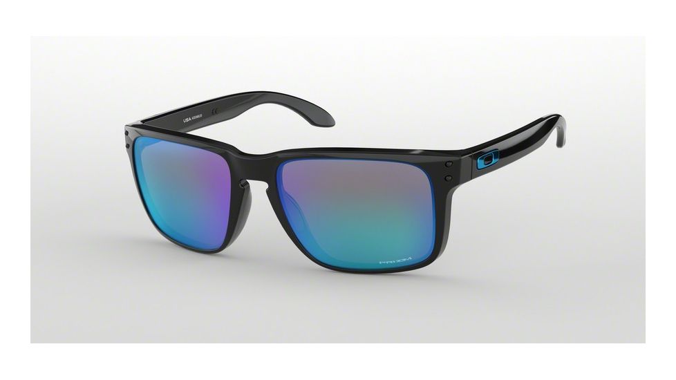 Oakley HOLBROOK XL OO9417 Sunglasses 941703-59 - Polished Black Frame, Prizm Sapphire Lenses