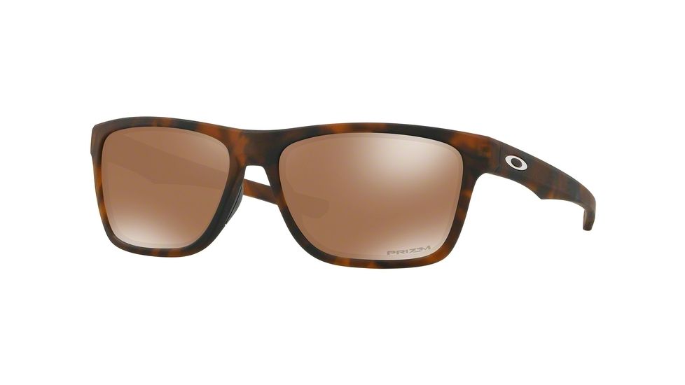 Oakley HOLSTON OO9334 Sunglasses 933410-58 - Matte Brown Tortoise Frame, Prizm Tungsten Lenses
