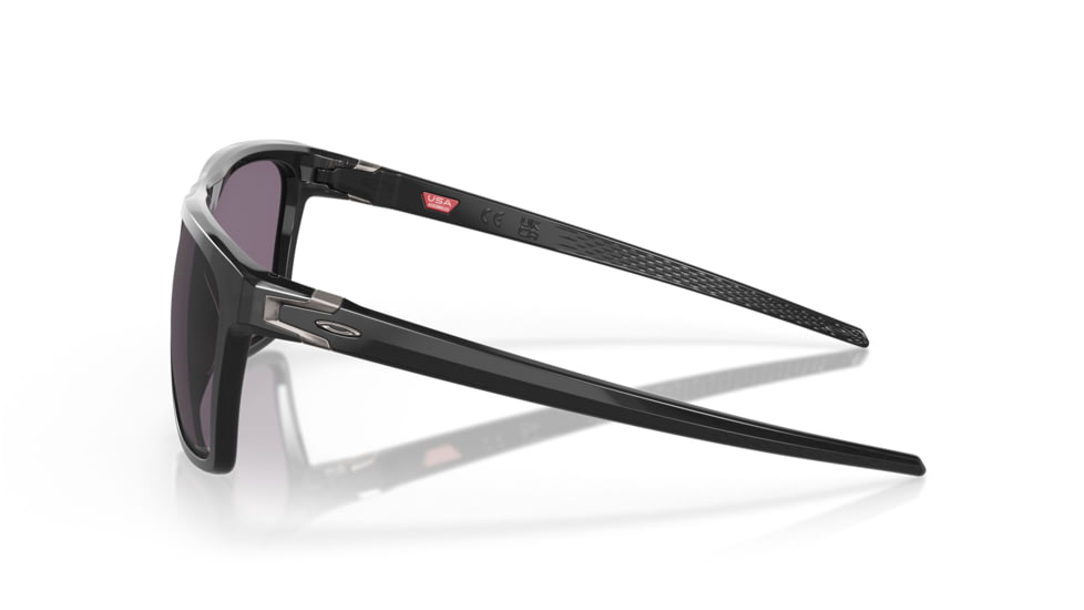 Oakley Leffingwell Sunglasses, Black Ink Frame, Prizm Grey Lens, 57, OO9100-910001-57