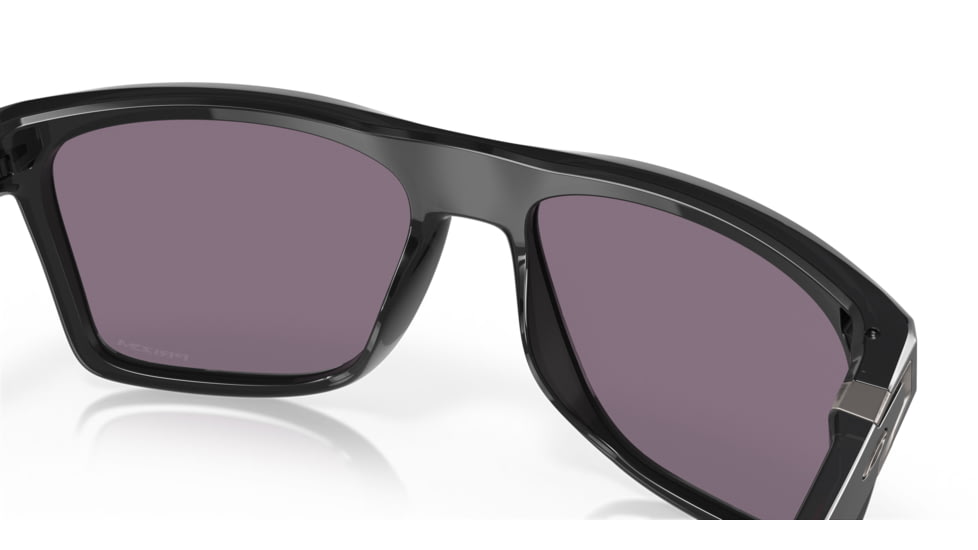 Oakley Leffingwell Sunglasses, Black Ink Frame, Prizm Grey Lens, 57, OO9100-910001-57