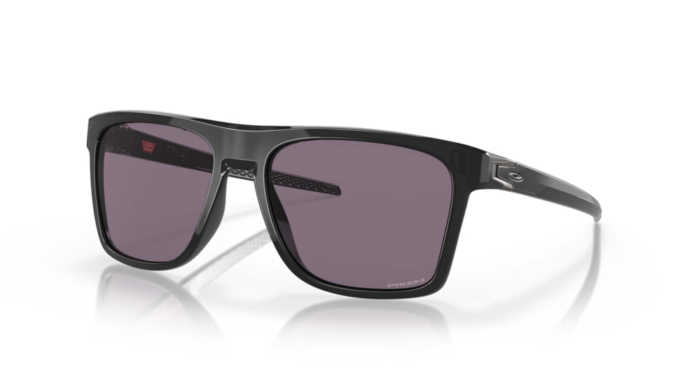 Oakley Leffingwell Sunglasses, Black Ink Frame, Prizm Grey Lens, 57, OO9100-910001-57