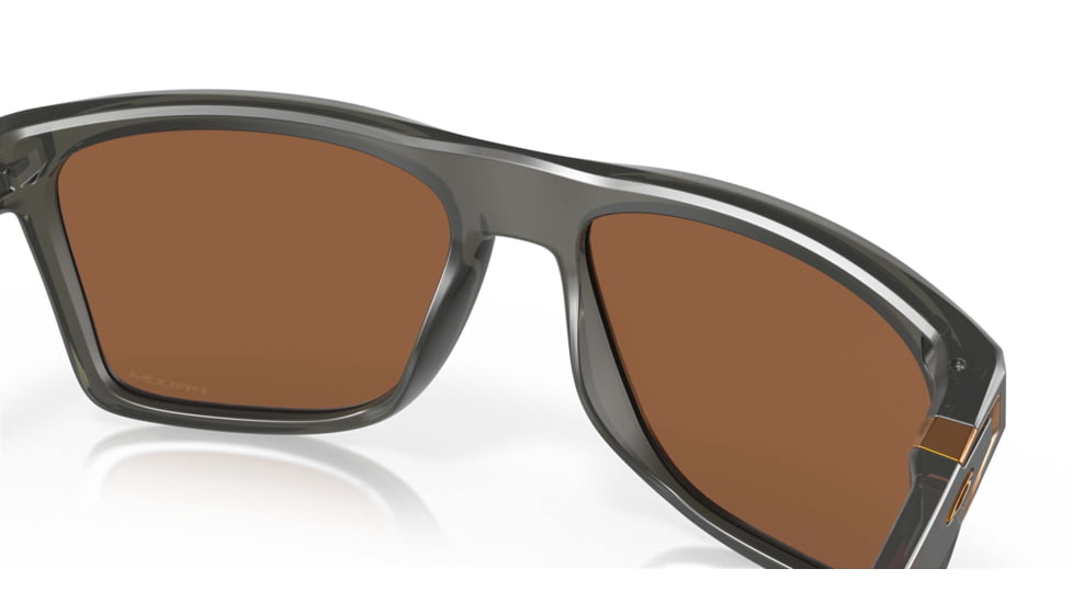 Oakley Leffingwell Sunglasses, Matte Grey Smoke Frame, Prizm Tungsten Lens, 57, OO9100-910002-57