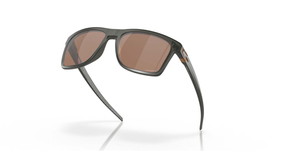 Oakley Leffingwell Sunglasses, Matte Grey Smoke Frame, Prizm Tungsten Lens, 57, OO9100-910002-57