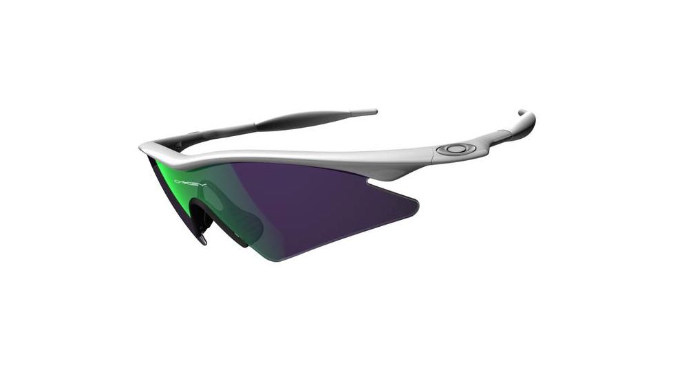Oakley M-Frame Sweep Rx Sunglasses w/ Sport Implant - Polished White Frame 