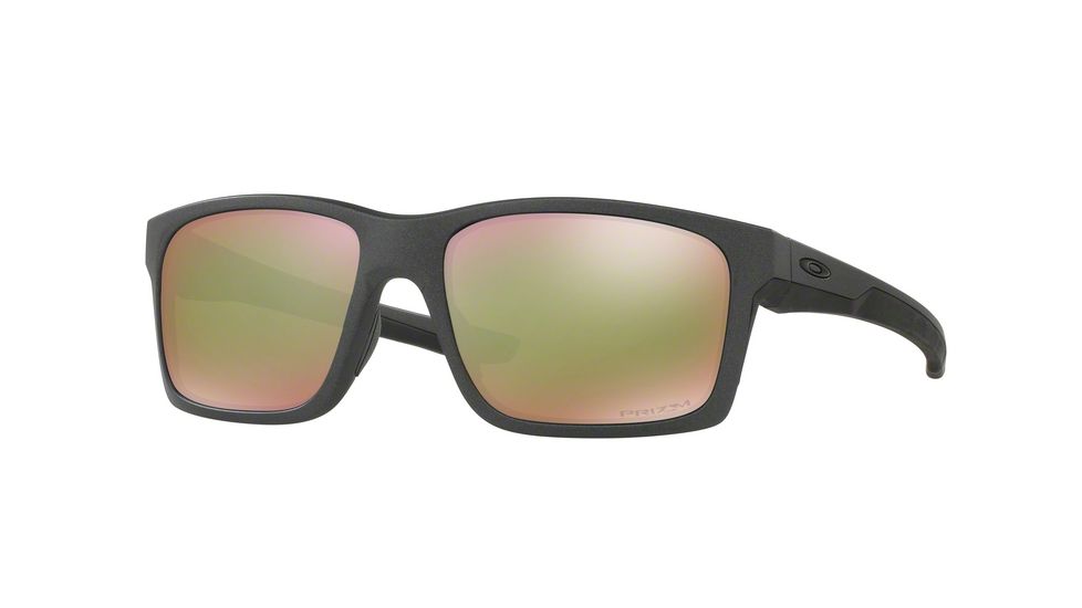 Oakley MAINLINK OO9264 Single Vision Prescription Sunglasses OO9264-926420-57 - Lens Diameter 57 mm, Frame Color Steel