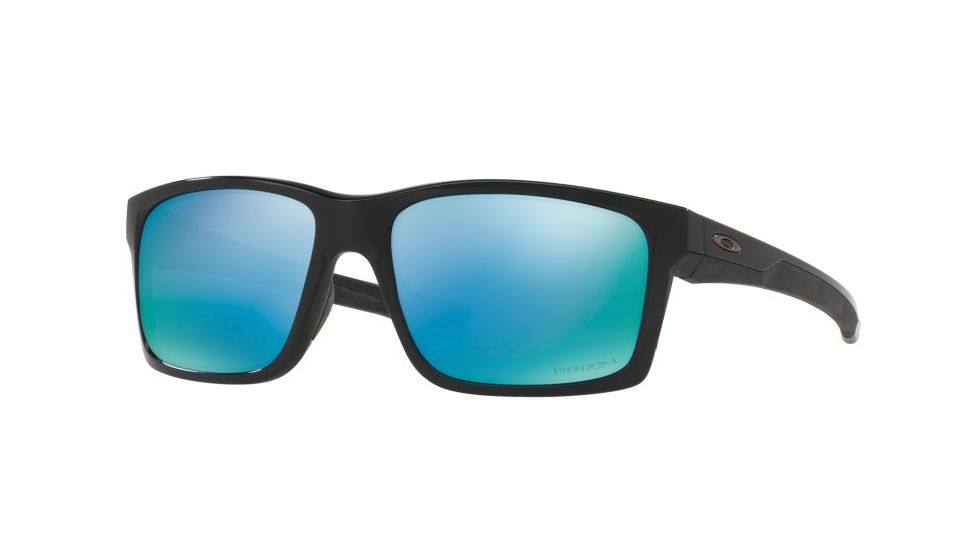 Oakley MAINLINK OO9264 Single Vision Prescription Sunglasses OO9264-926421-57 - Lens Diameter 57 mm, Frame Color Polished Black