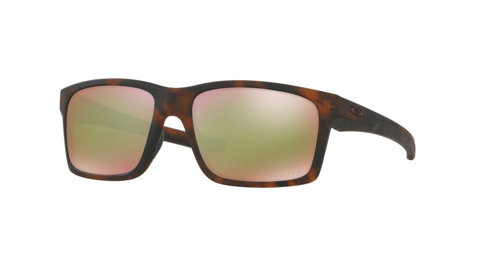 Oakley MAINLINK OO9264 Single Vision Prescription Sunglasses OO9264-926422-57 - Lens Diameter 57 mm, Frame Color Matte Tortoise