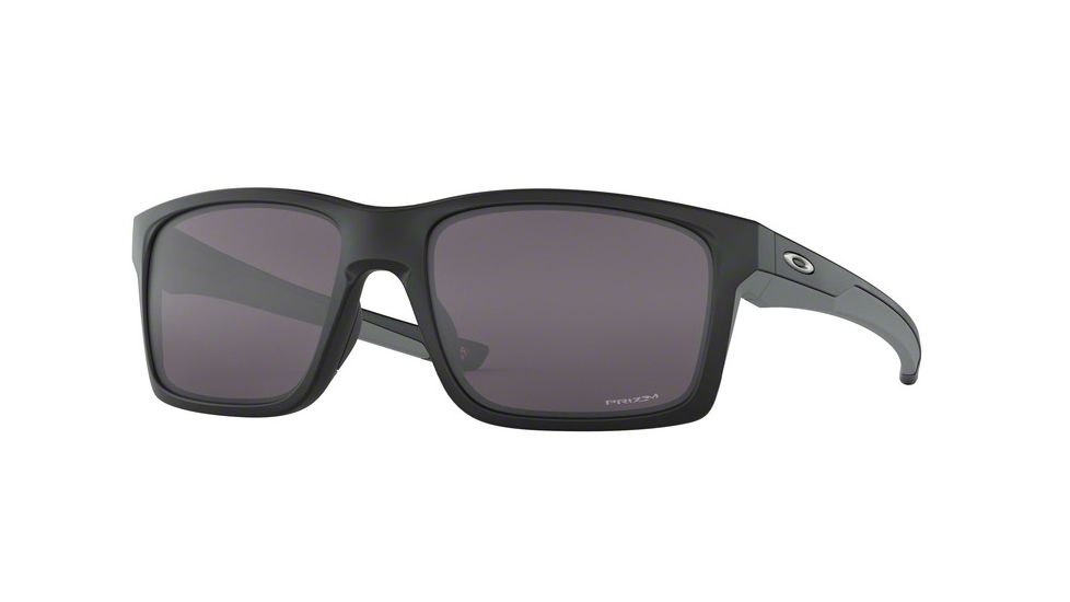Oakley Mainlink OO9264 Single Vision Prescription Sunglasses, 61mm, Matte Black, OO9264-926441-61-SV