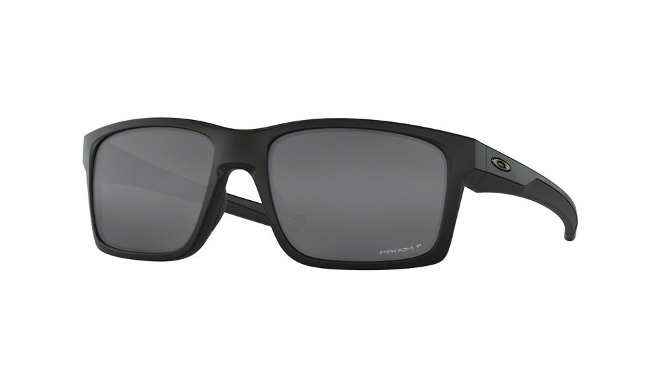 Oakley Mainlink OO9264 Single Vision Prescription Sunglasses, 61mm, Matte Black, OO9264-926445-61-SV
