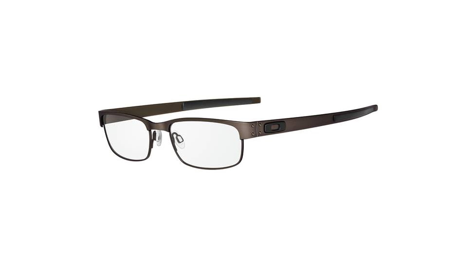 Oakley Metal Plate Eyeglasses, Dark Brown OX5038-0455-RX