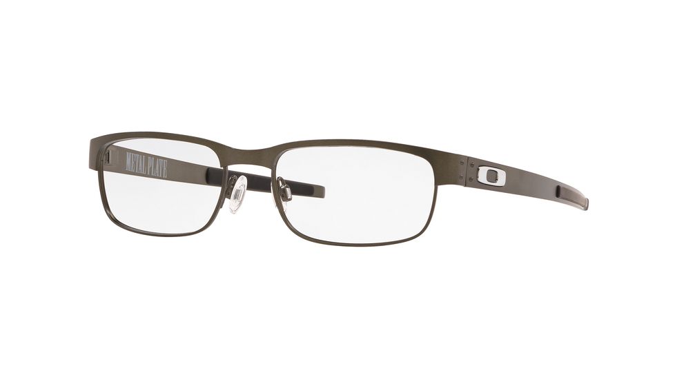 Oakley Metal Plate Progressive Rx Eyeglasses, 55mm, Clear Lenses, OX5038-503809-55-PRO
