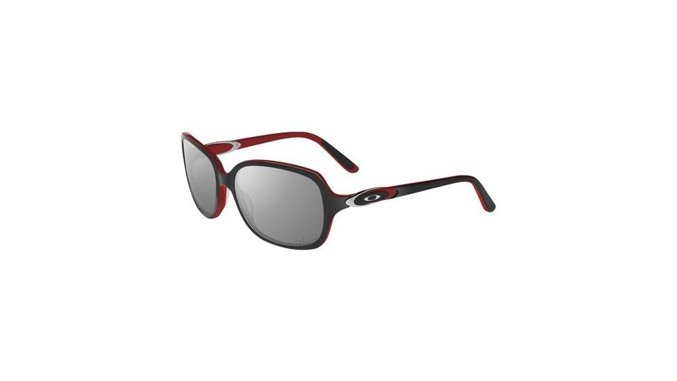 Oakley Obligation Single Vision Prescription Sunglasses - Black/Red Frame OO2034-06