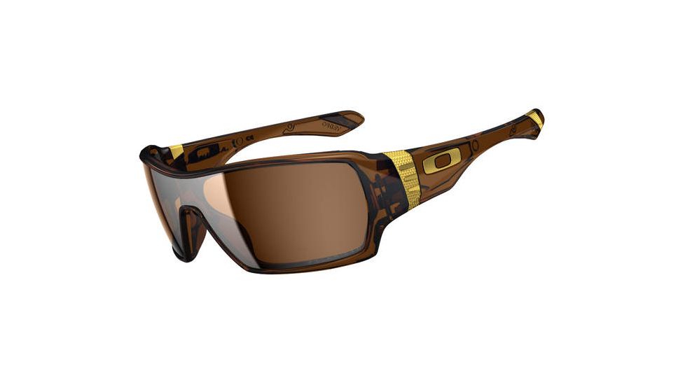 Oakley Offshoot Sunglasses - Dark Amber Frame and Bronze Polarized Lens OO9190-04
