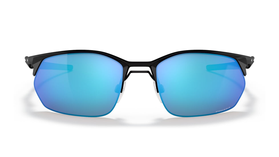 Oakley OO4145 Wire Tap 2.0 Sunglasses - Men's, Satin Black Frame, Prizm Sapphire Lens, 60, OO4145-414504-60
