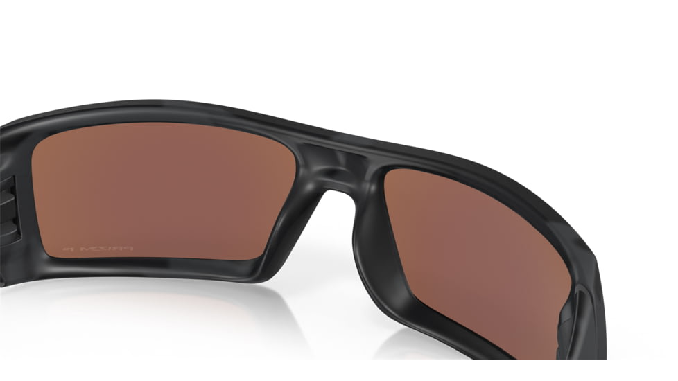 Oakley OO9014 Gascan Sunglasses - Men's, Matte Black Camo Frame, Prizm Deep Water Polarized Lens, Asian Fit, 60, OO9014-901481-60