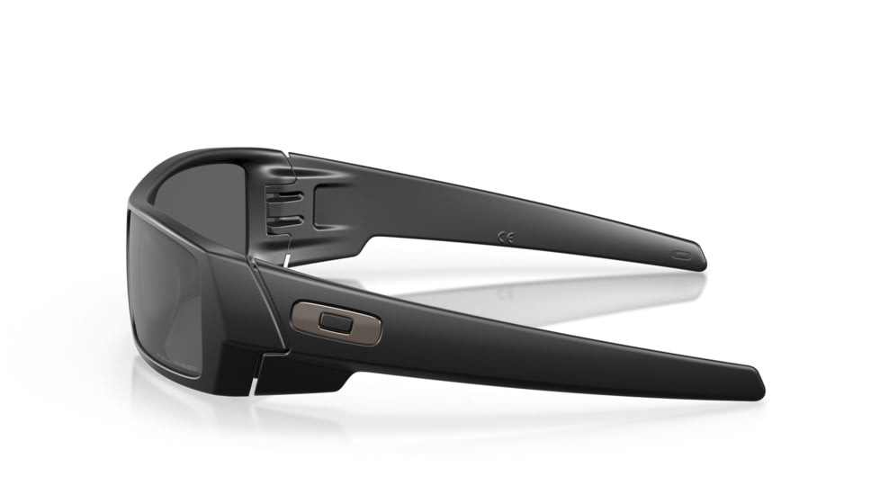 Oakley OO9014 Gascan Sunglasses - Men's, Matte Black Frame, Black Iridium Polarized Lens, 12-856