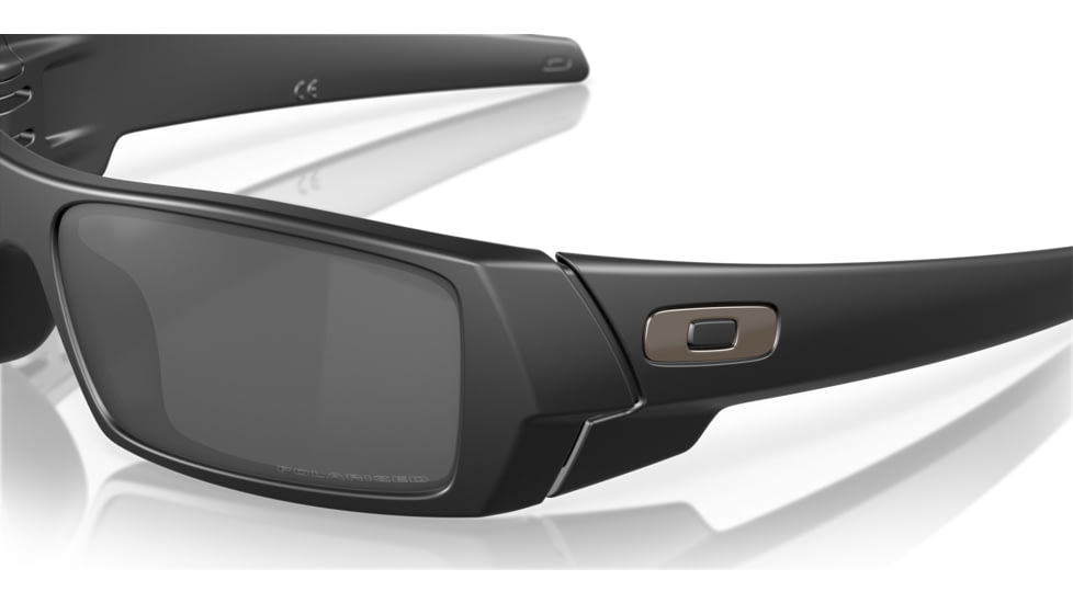 Oakley OO9014 Gascan Sunglasses - Men's, Matte Black Frame, Black Iridium Polarized Lens, 12-856