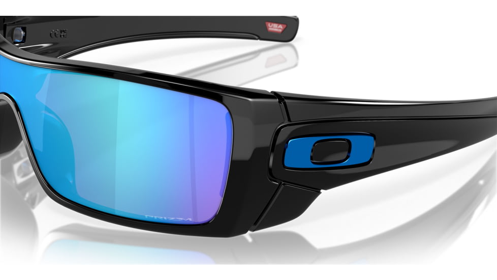 Oakley OO9101 Batwolf Sunglasses, Polished Black Frame, Prizm Sapphire Lenses, 910158-27