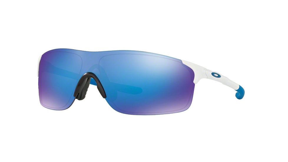 Oakley OO9383 Sunglasses 938302-38 - Polished White Frame, Sapphire Iridium Lenses
