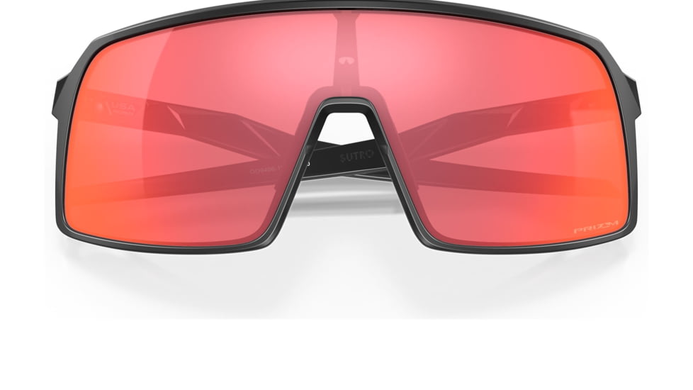 Oakley OO9406 Sutro Sunglasses, Matte Black Frame, Prizm Trail Torch Lens, 37, OO9406-940611-37
