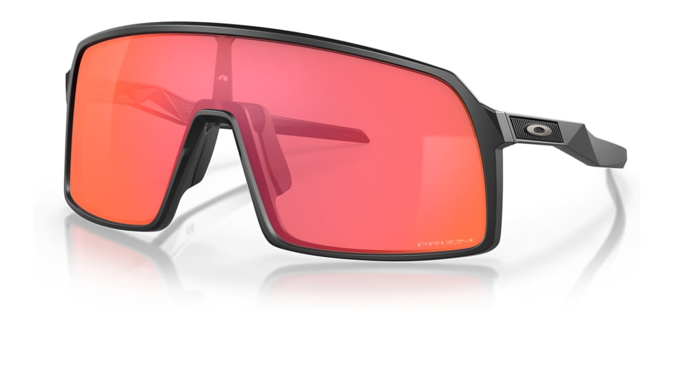Oakley OO9406 Sutro Sunglasses, Matte Black Frame, Prizm Trail Torch Lens, 37, OO9406-940611-37