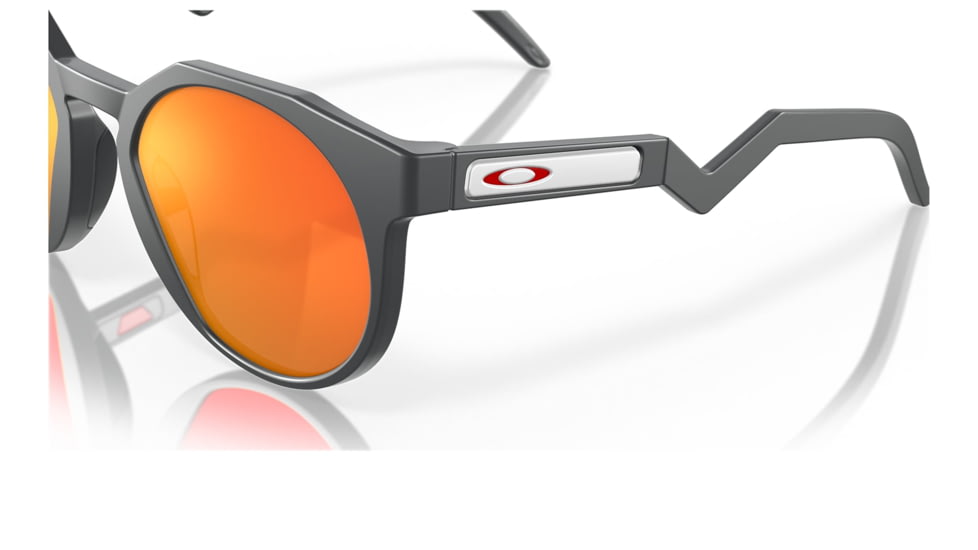 Oakley OO9464A HSTN A Sunglasses - Men's, Matte Carbon Frame, Prizm Ruby Lens, Asian Fit, 52, OO9464A-946403-52