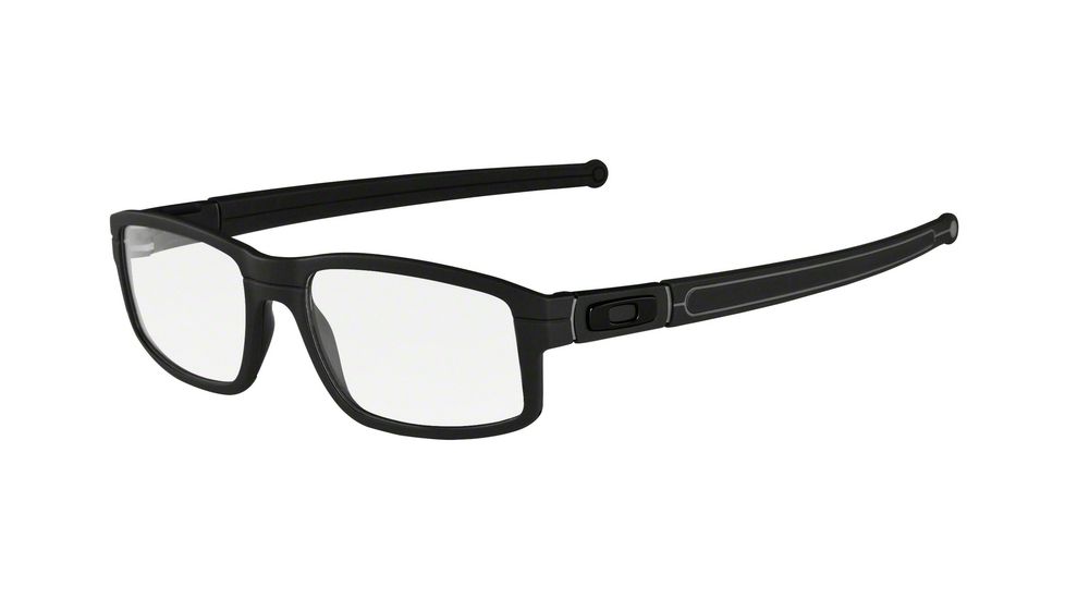 Oakley PANEL OX3153 Progressive Prescription Eyeglasses 315301-53 - Black Frame, Clear Lenses