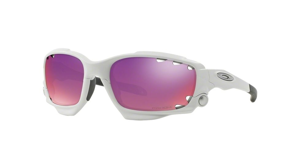 Oakley Racing Jacket LiveStrong Sunglasses w/ Prescription Lenses OO9171-917132-62 - Lens Diameter 62 mm, Frame Color Matte White