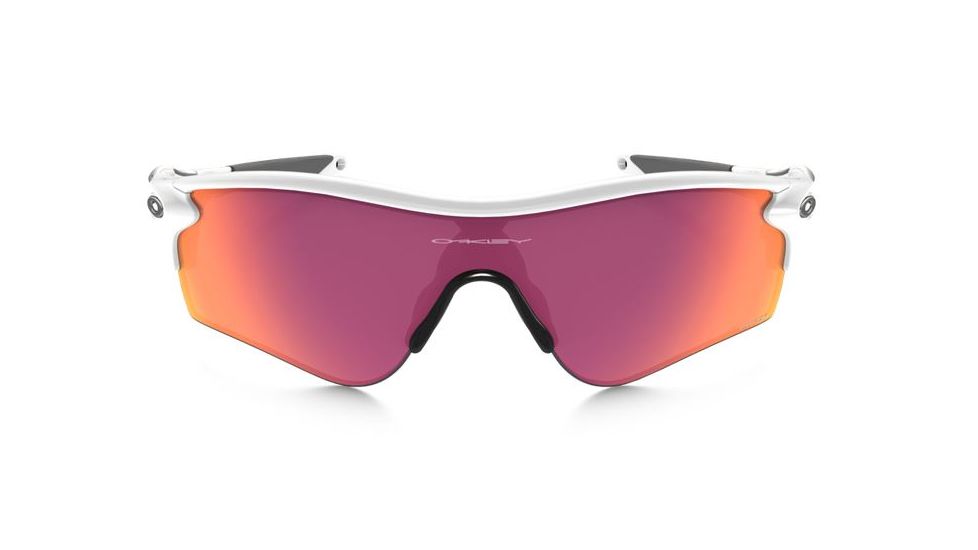 Oakley Radar Lock Path Sunglasses Polished White Frame, Baseball Prizm In and Out Lens-OO9181-33