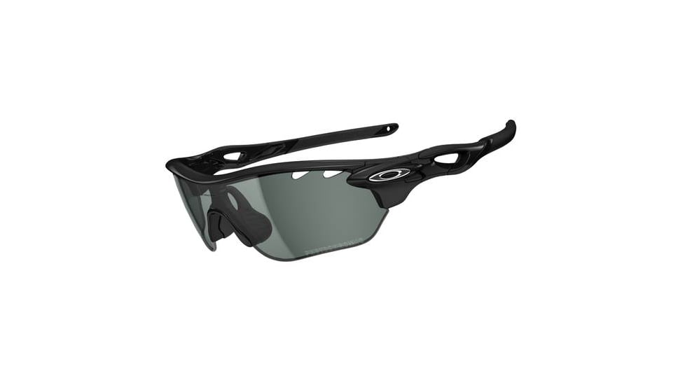 Oakley Radarlock Edge Sunglasses, Polished Black &amp; Clear OO9183-05