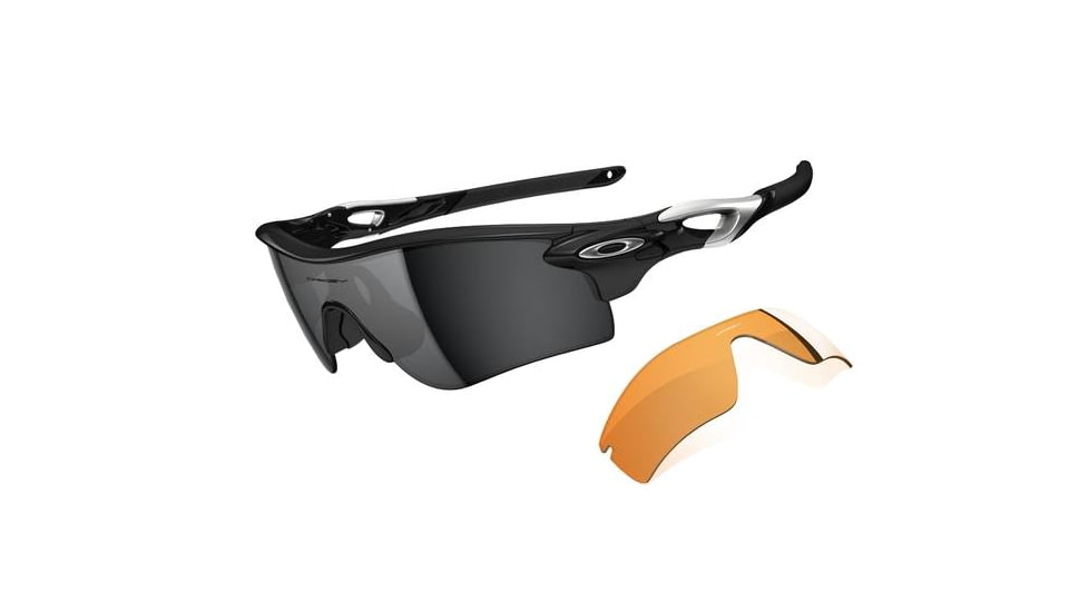 Oakley Radarlock Path Polished Black Frame w/ Black Iridium Lenses Men's Sunglasses OO9181-01