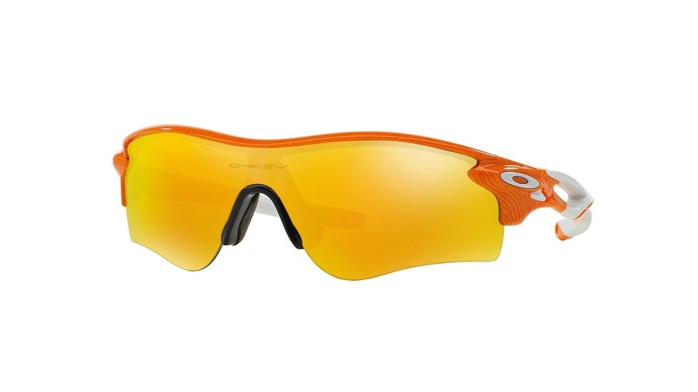 Oakley SI Radarlock Path Single Vision Prescription Sunglasses OO9181-918145-38 - Lens Diameter 38 mm, Frame Color Fingerprint Atomic Orange